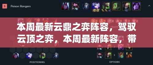 本周云鼎之弈最新阵容解析,驾驭变化之美,激发潜能自信!