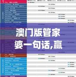 澳门版管家婆一句话,赢家结果揭晓_终身版KUH314.5