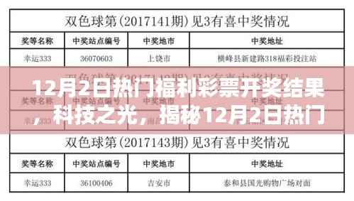 揭秘科技之光，福利彩票开奖结果揭晓，开启未来彩票新纪元！