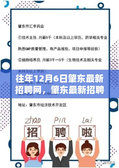 历年12月6日肇东招聘热点一网打尽,最新招聘信息汇总