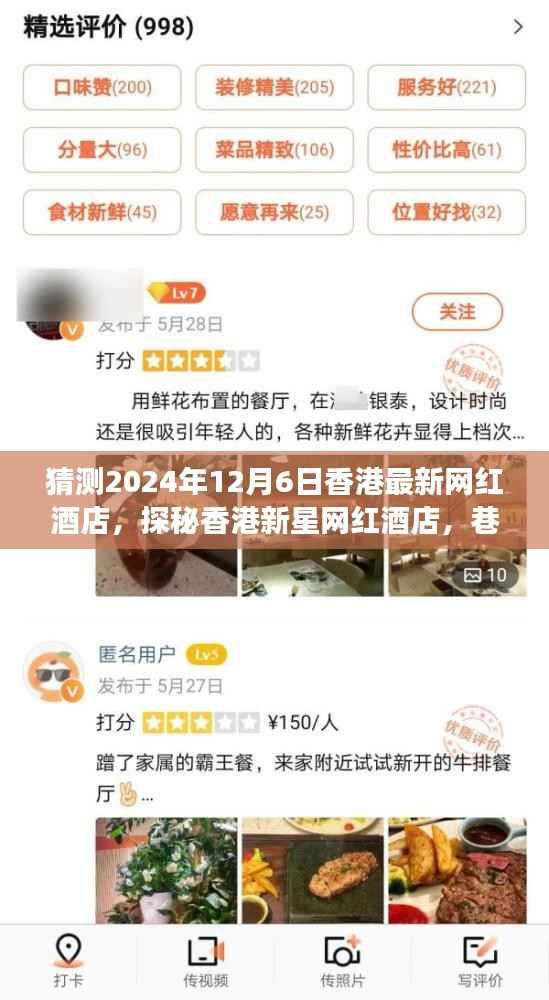 探秘香港新星网红酒店,巷弄深处的梦幻栖息之地,预测2024年最火爆酒店榜单揭晓!