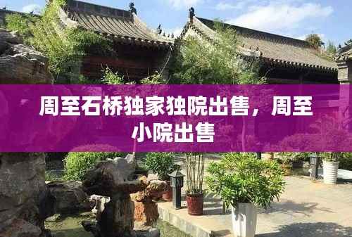 周至石桥独家独院出售,周至小院出售