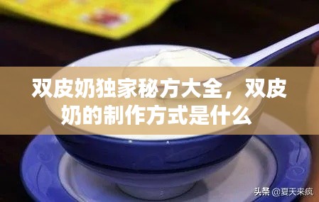 双皮奶独家秘方大全,双皮奶的制作方式是什么